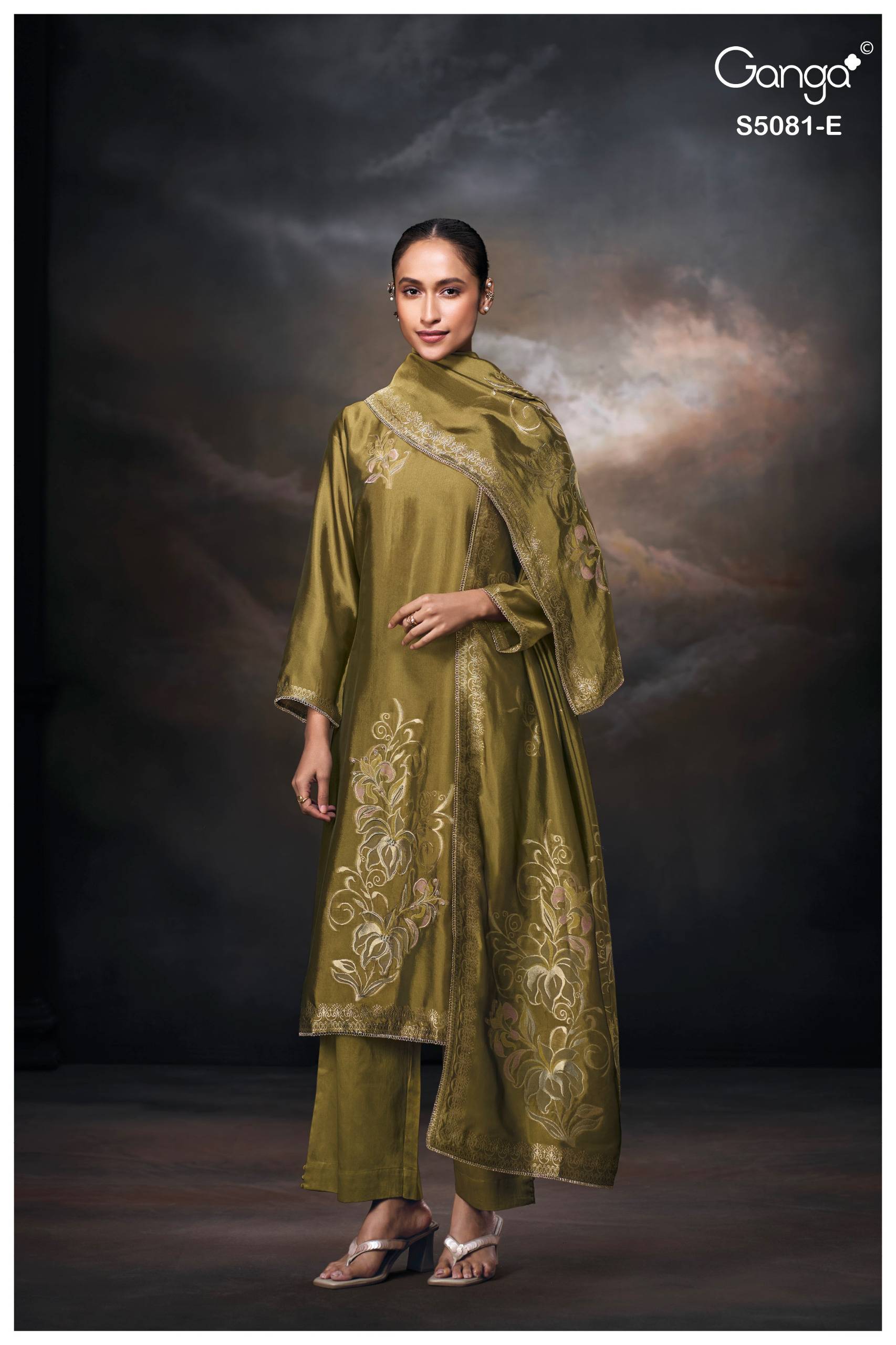 MANSIE 5081 SERIES BY GANGA FASHION Beautiful Colourful PURE VISCOSE Dresses At Wholesale Price